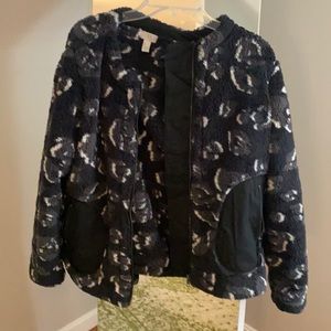 Cheetah Sherpa jacket
